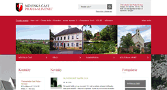 Desktop Screenshot of praha-slivenec.cz